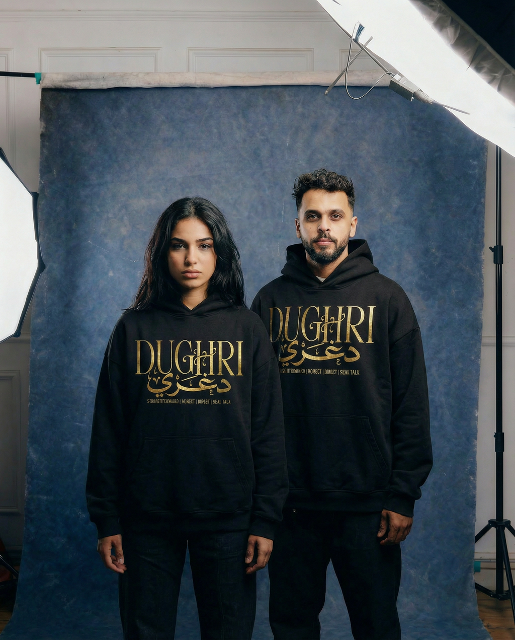 DOGHRY HOODIE ( BLACK )