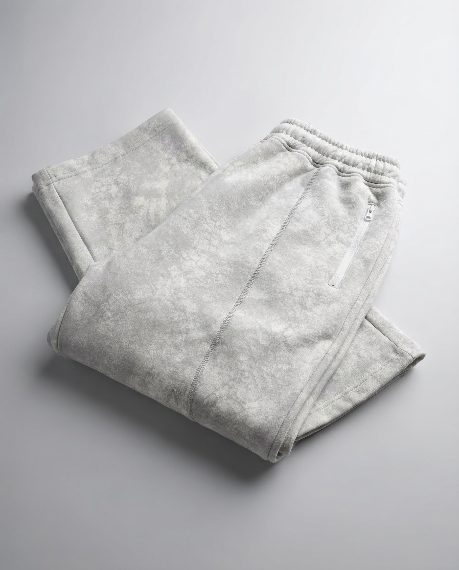 COMF® THUNDER White Cotton Joggers ( Limited Edition )