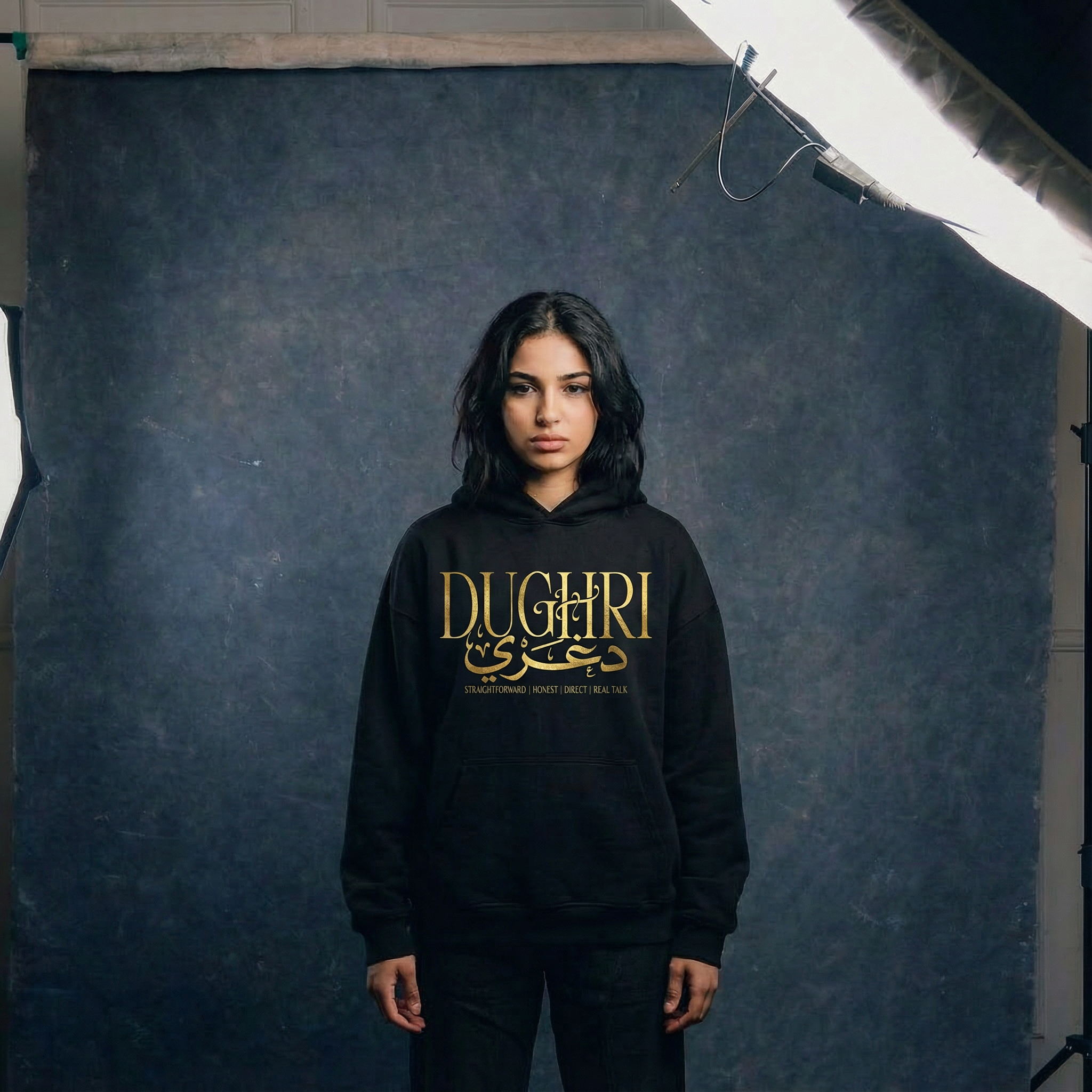 DOGHRY HOODIE ( BLACK )