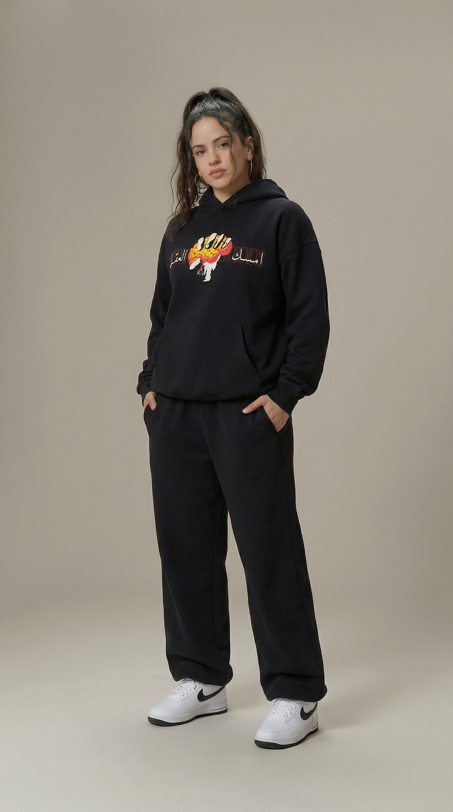 Hold Ur Brain Oversized Hoodie