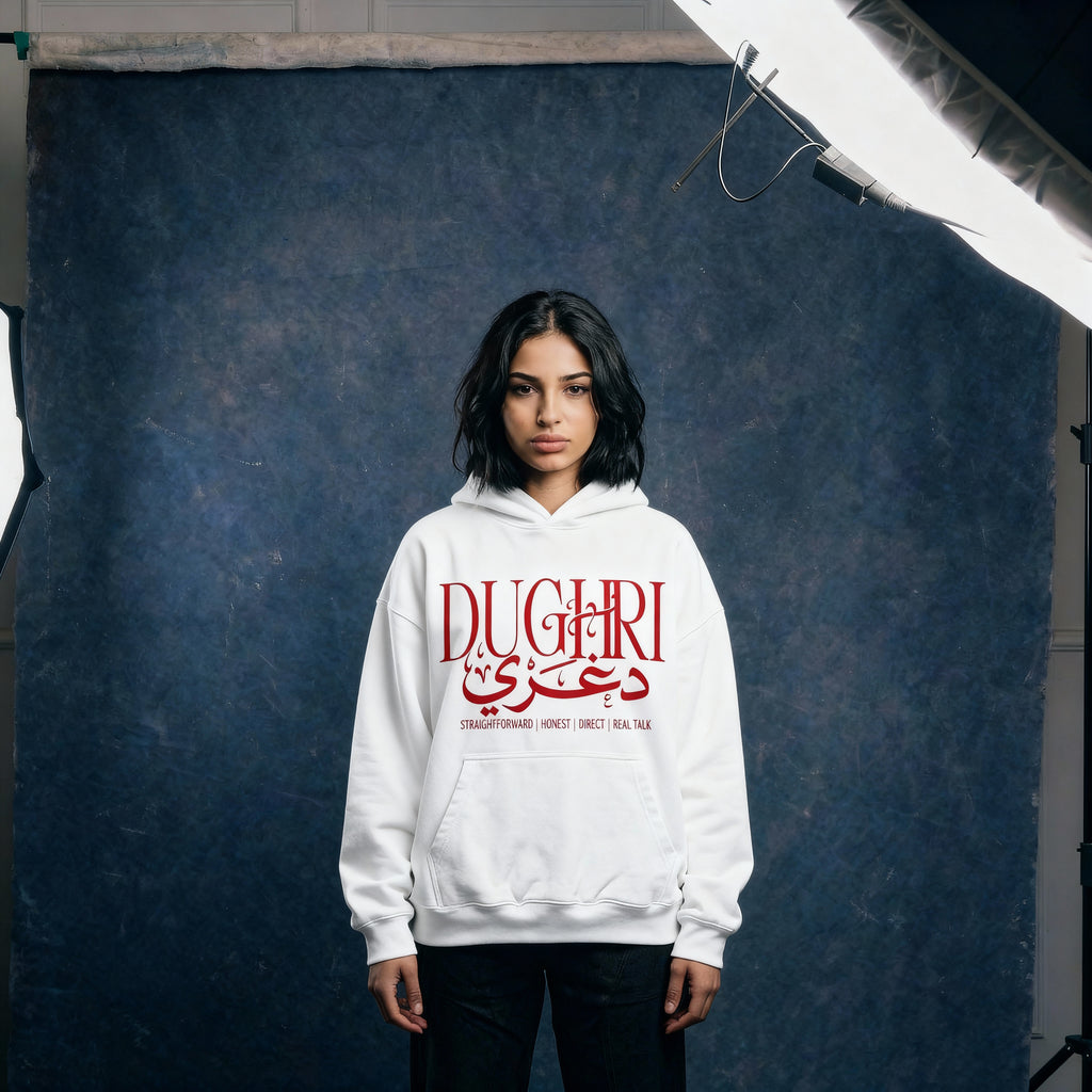 DOGHRY HOODIE ( WHITE )