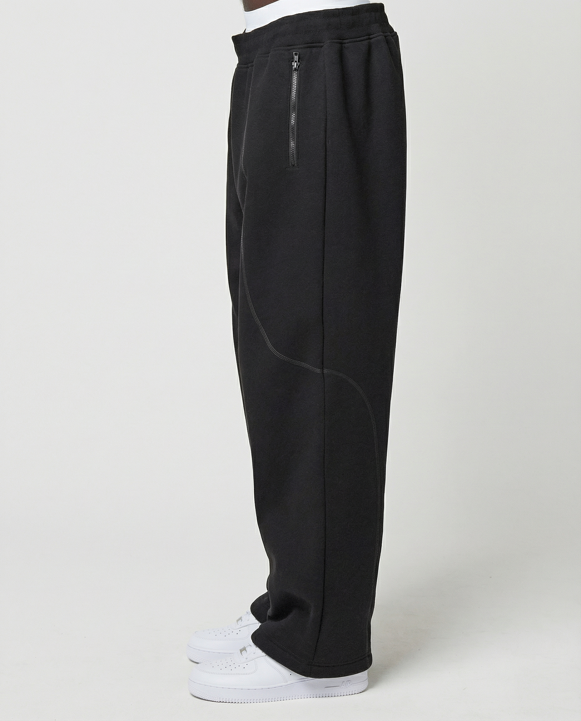COMF® RICH BLACK Cotton Joggers