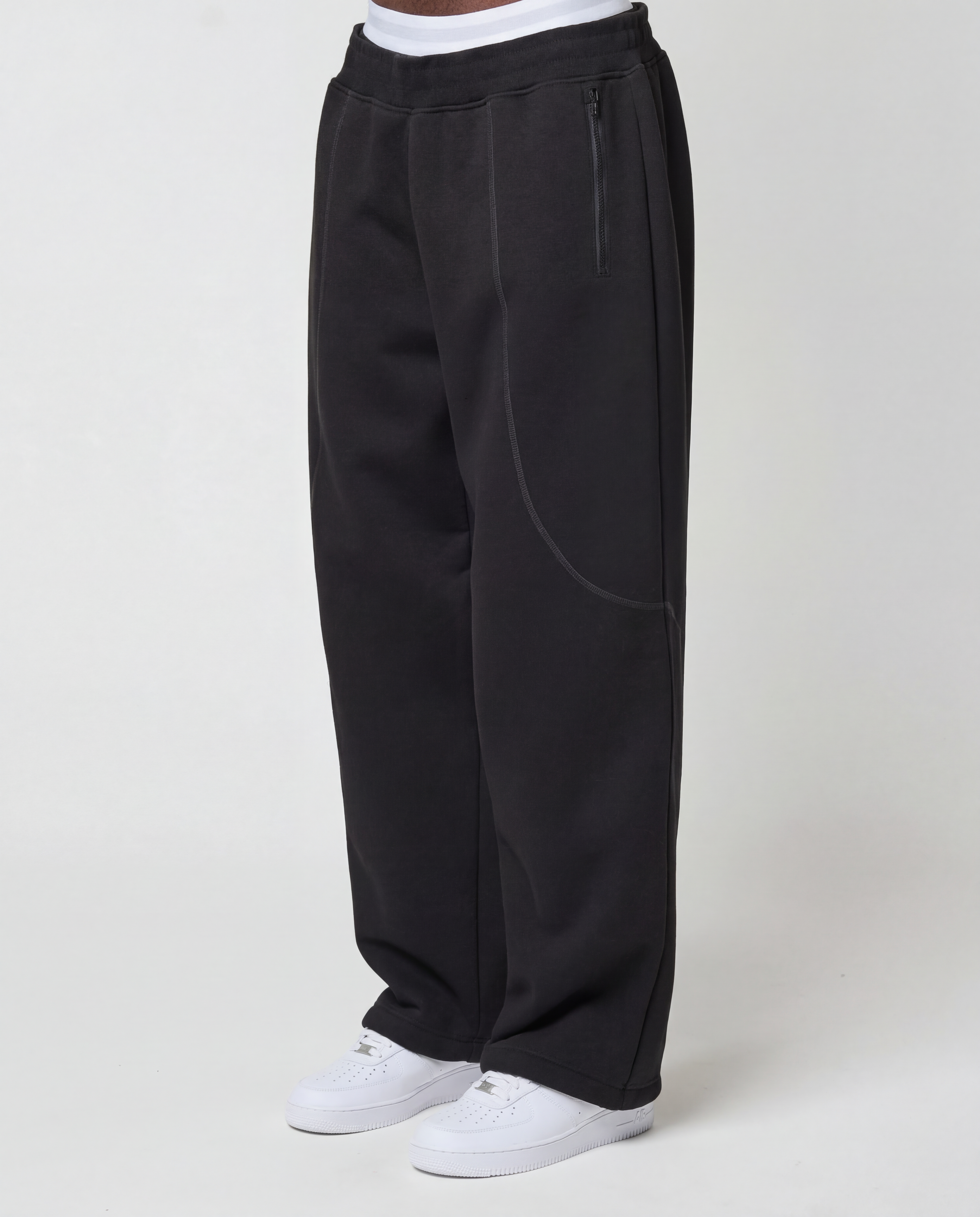 COMF® RICH BLACK Cotton Joggers