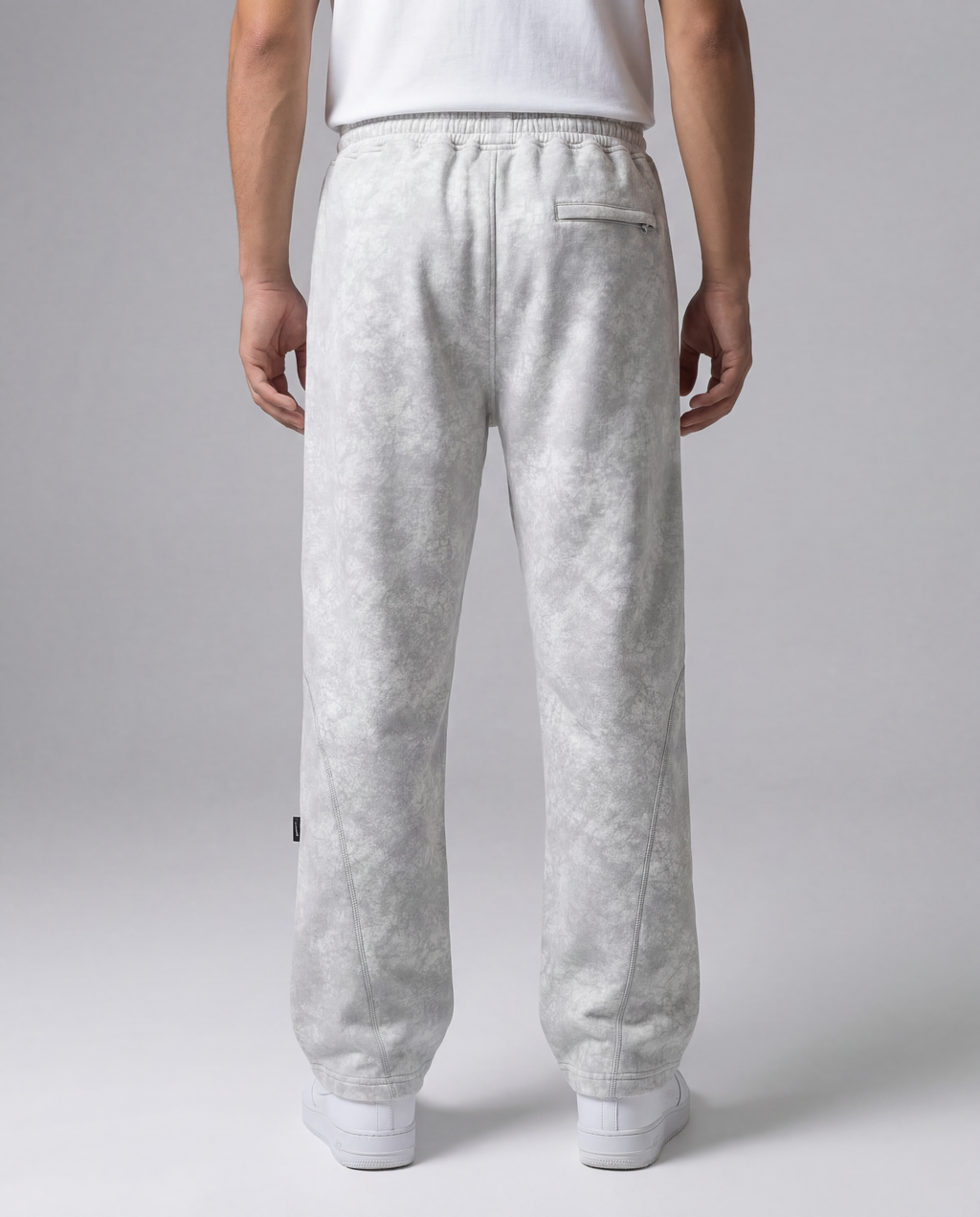 COMF® THUNDER White Cotton Joggers ( Limited Edition )